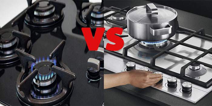 اجاق گاز شیشه ای بهتره یا استیل