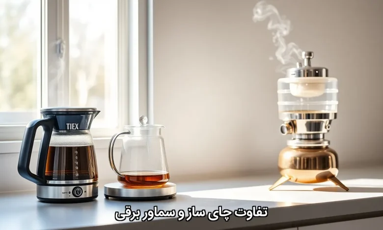تفاوت چای ساز و سماور برقی